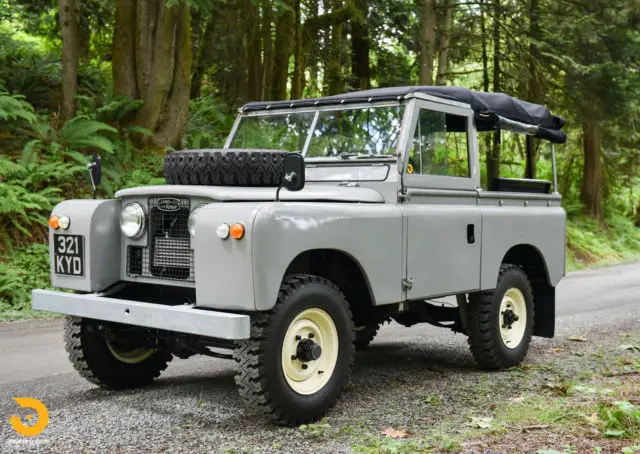 1962 land rover series iia, 200 tdi, 5 speed, nice driver