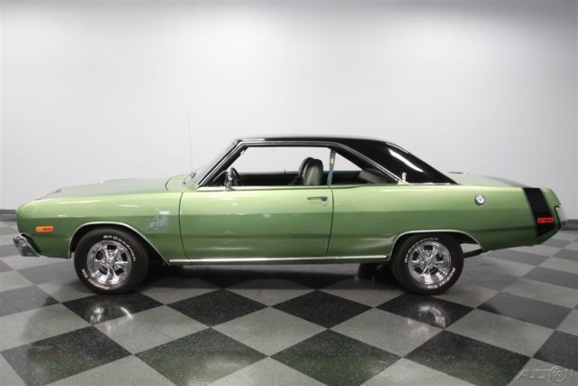 mopar green cragar black torqueflite vintage classic header air speed muscle