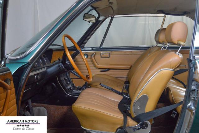 1970 bmw 2800 cs green manual 80,239 miles