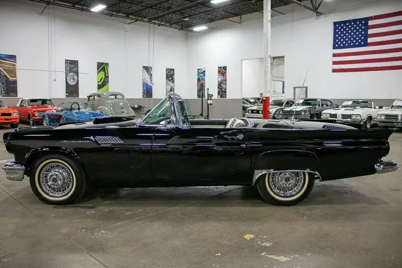 1957 ford thunderbird e bird 1756 miles black 312ci v8 automatic
