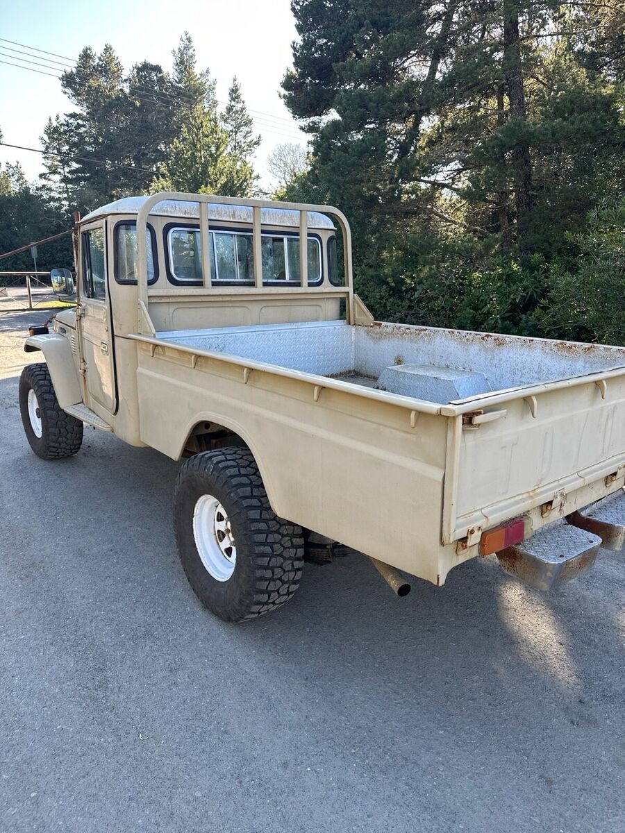 1980 toyota land cruiser pickup brown fj45