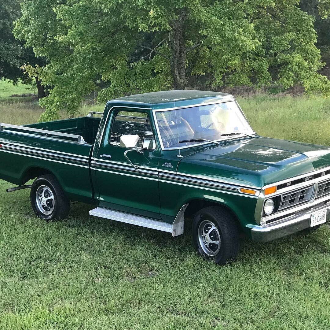 1977 ford f100 pickup green rwd manual ranger