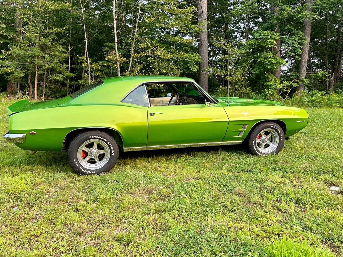 1969 pontiac firebird coupe green rwd manual 400