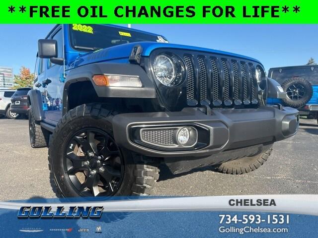2022 jeep wrangler unlimited willys sport 4x4