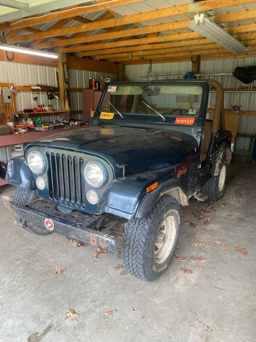 1976 jeep cj-5 green 4wd manual
