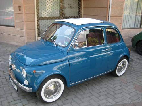 classic fiat 500 f from 1967, all original restored 2013!