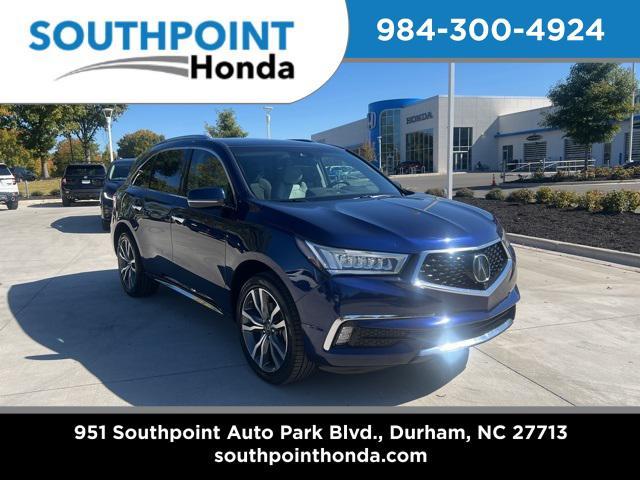 2019 acura mdx 3.5l w/advance & entertainment pkgs