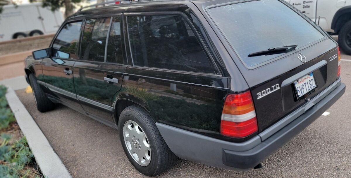 1987 mercedes-benz 300td wagon black tdt