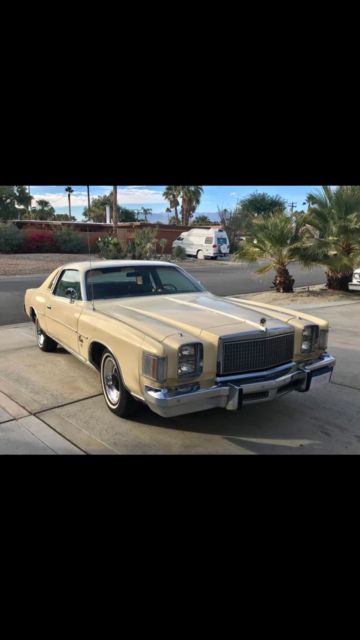 1978 chrysler cordoba coupe 360 v8 4barrel