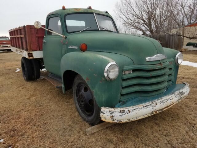 1949 chevrolet 1 1/2 ton farm work shop chevy 49 50 51 52 53 48 47 ad patina old