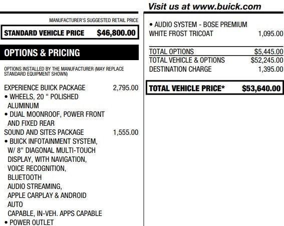 2023 buick enclave essence