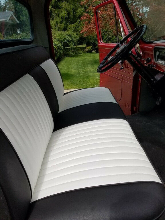 1955 ford f-100 pickup truck 292 v8 3-spd manual rwd new radials plank bed