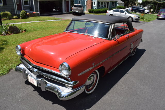 1953 red convertible 5 speed resto-mod 327cid 365hp great driver