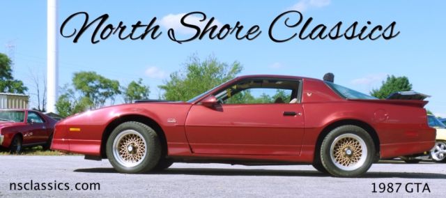 1987 pontiac trans am/gta mint prestine condition 66,440 original miles
