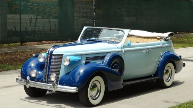 1937 buick phaeton century four door convertible