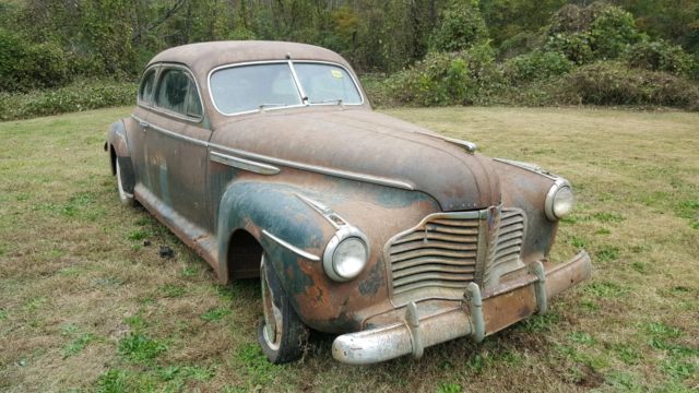 1941 buick cenyury fastback (sedanette)â€”-stored since 1969â€”photos tell the story