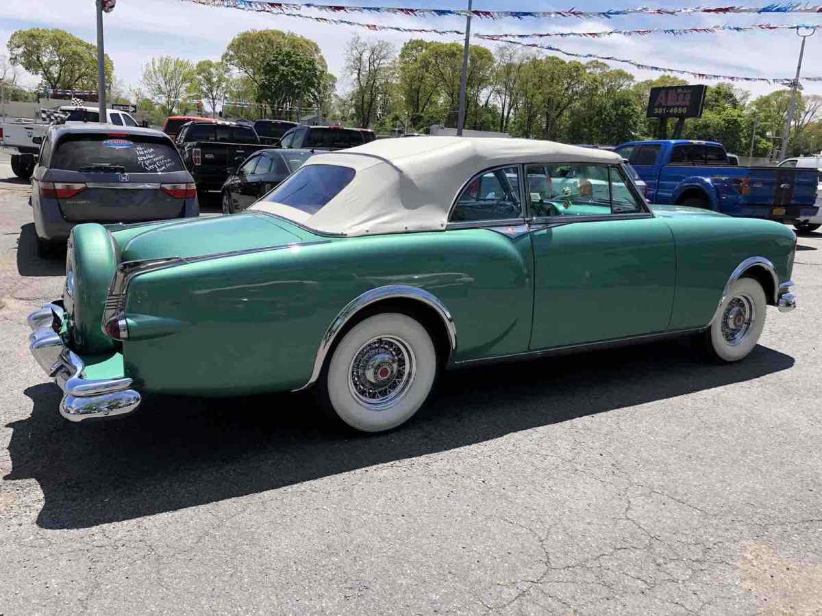 1953 packard caribbean convertible green rwd automatic