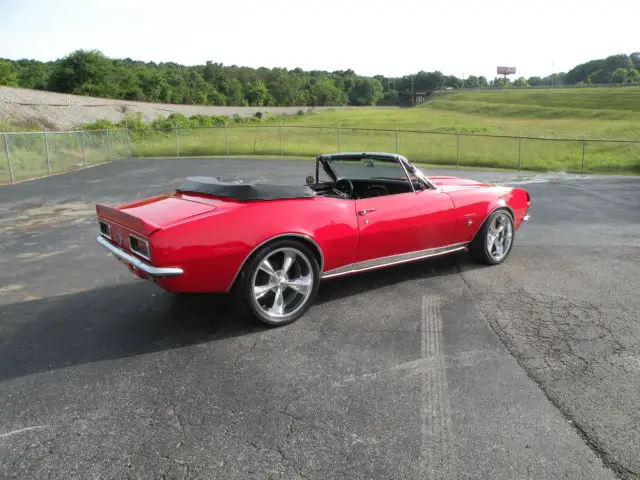 1967 chevrolet camaro rs/ss convertible, red, 4 speed, ps, deluxe interior, nice
