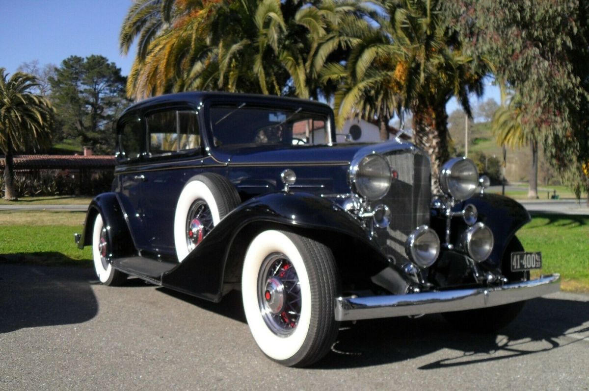 1933 cadillac lasalle 345c 5-passenger town coupe