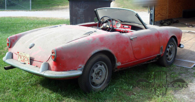 1960 alfa romeo giulietta spider veloce - fresh out of the barn!