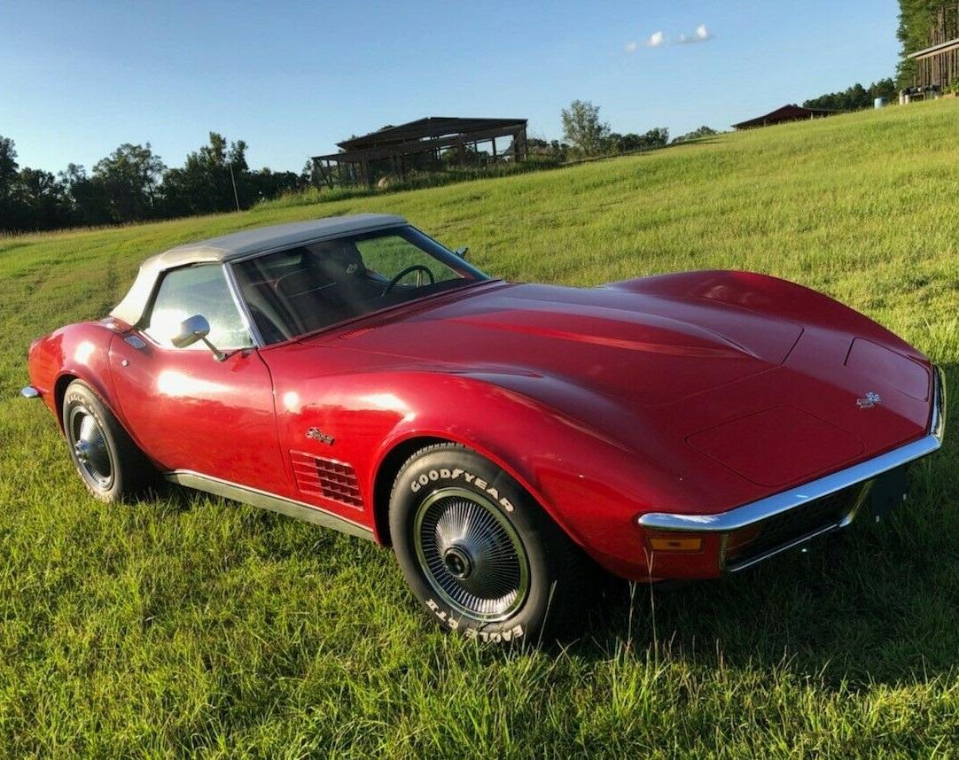 1972 chevrolet corvette convertible factory hardtop great fun to drive