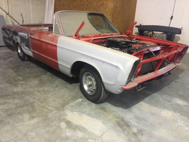 1965 plymouth sport fury iii convertible - all metal done