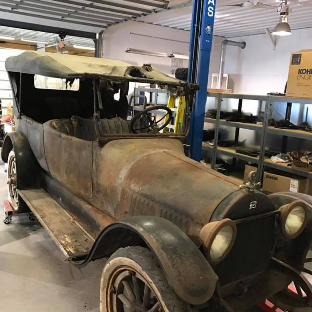 (2) 1918 buicks, both are model e49 which is a 7 passenger touring car barn find