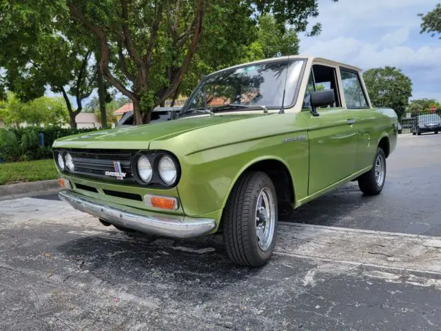 1971 datsun pickup pickup green rwd manual extended cab