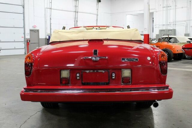 1990 rolls-royce corniche 47027 miles red convertible 6.75 liter v8 automatic
