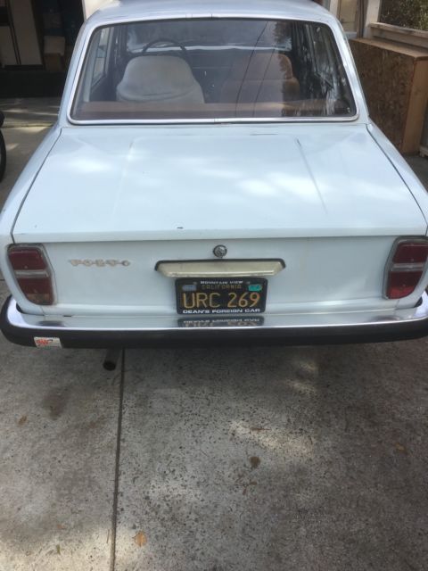 all original black plate california volvo 144 s