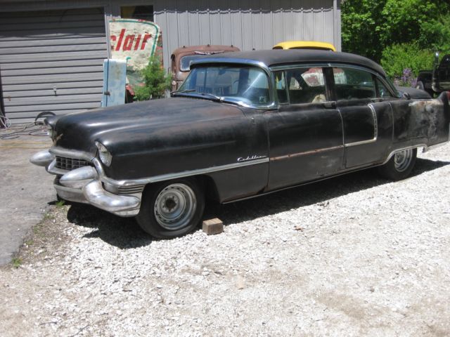 1955 1956 1959 1960 cadillac sedan deville rat rod street rod barn find hot