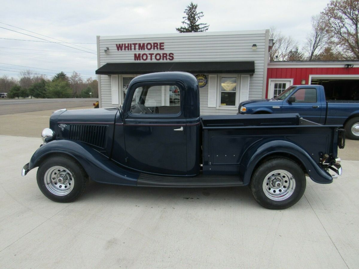 1936 ford truck older frame off restoration 350 chevrolet motor with headers