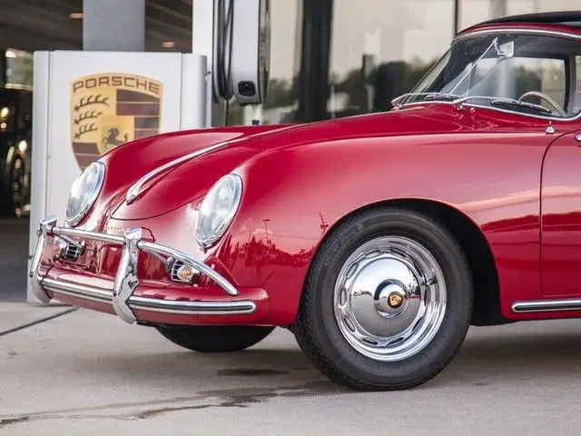 1959 porsche 356a cab cabriolet restored red manual removable top
