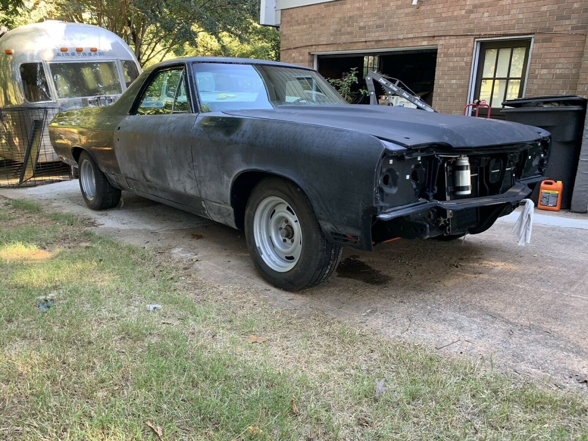 1970 chevrolet el camino coupe black rwd automatic
