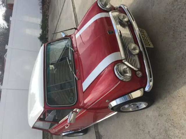 1989 red flame limited austin min cooper