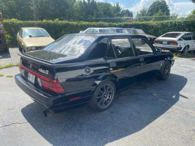 1989 alfa romeo milano sedan black rwd manual green