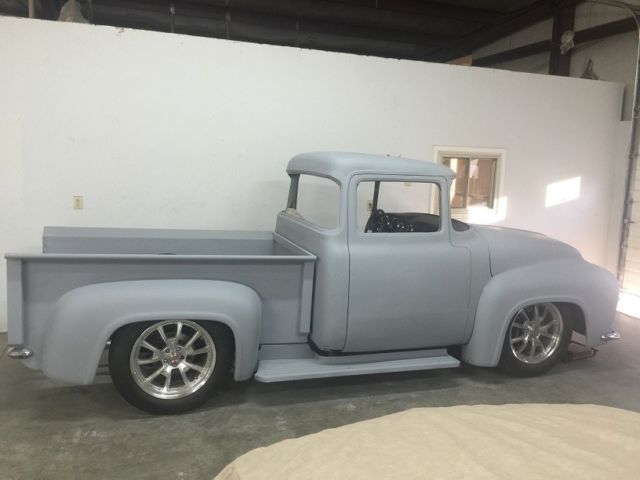 1956 ford f100-extended cab-5.0 coyote mustang engine with manual 6 speed