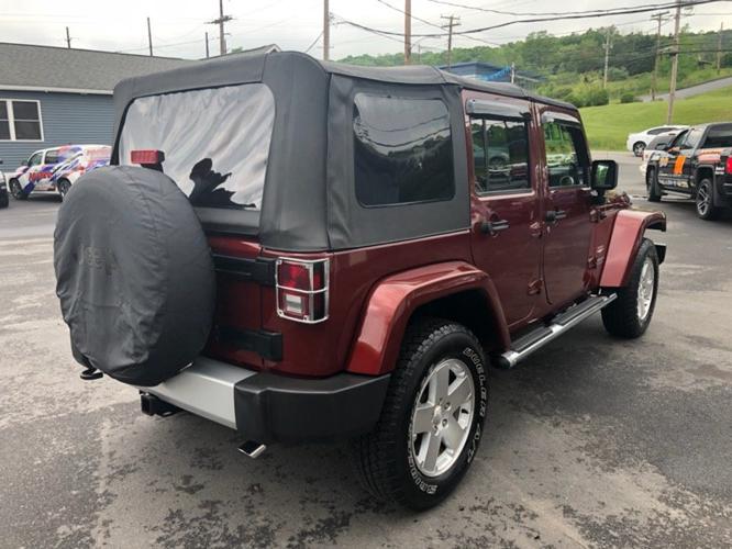 used 2009 jeep wrangler 4wd unlimited sahara scranton, pa 18504 for sale in scranton, pennsylvania