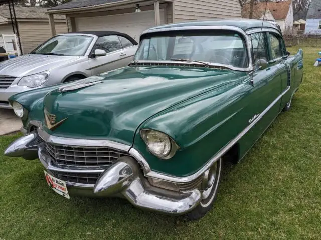 1955 cadillac 62 sedan green rwd automatic