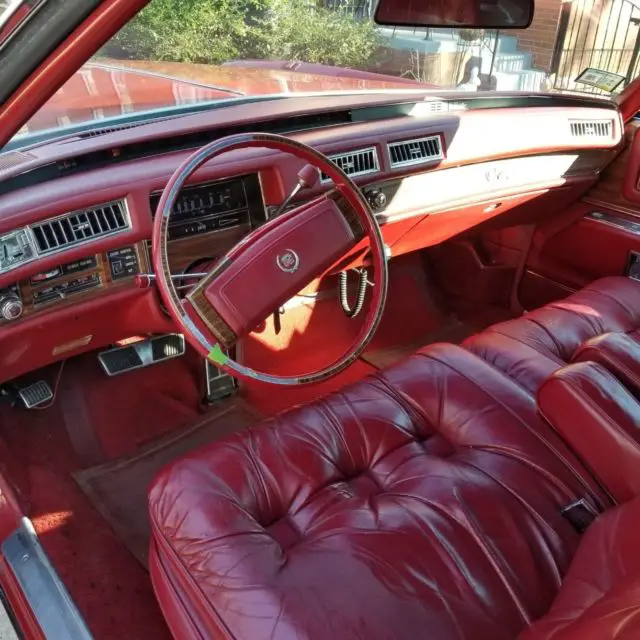 1978 cadillac eldorado biarritz coupe great driver or show car redred no reserve