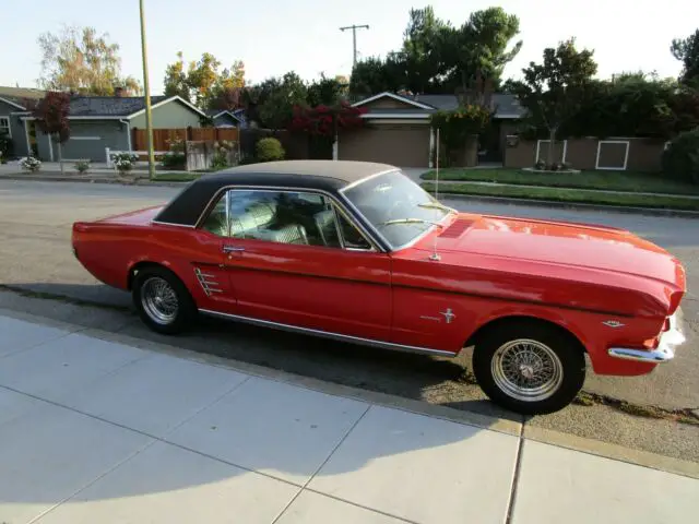 1966 classic ford mustang / pony package, black interior