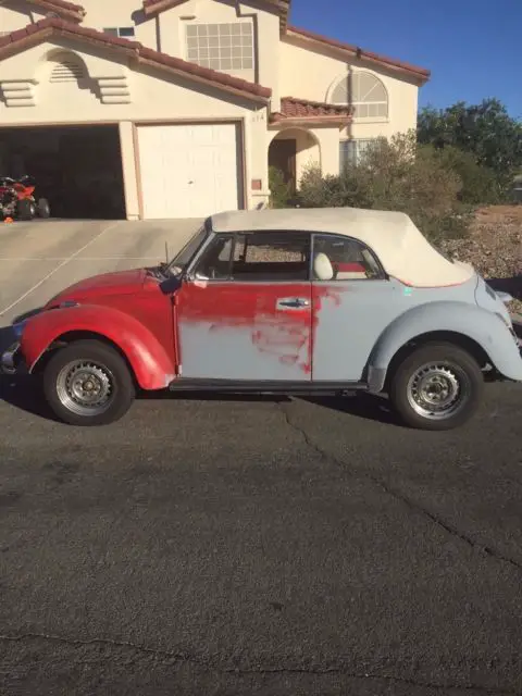 1978 vw super beetle convertible. runs good. needs cosmetic restoration