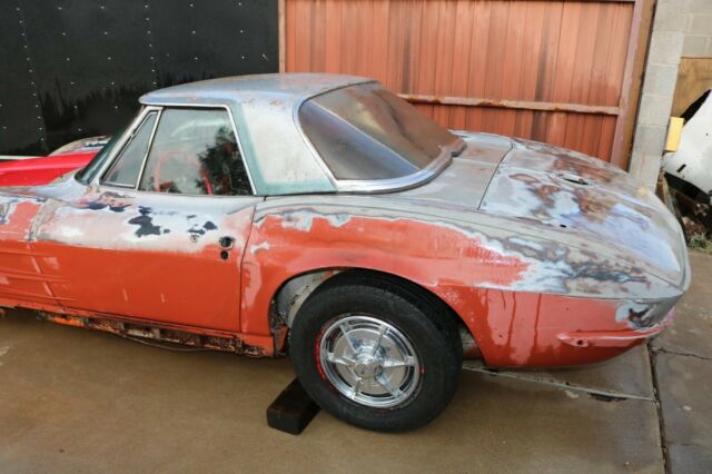 1963 corvette 327 340hp rare black red convertible