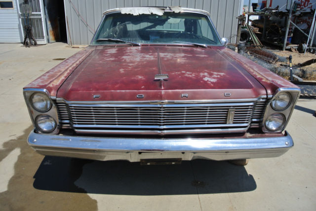 1965 ford galaxie 500 xl 390 4 speed convertible - excellent project no reserve!
