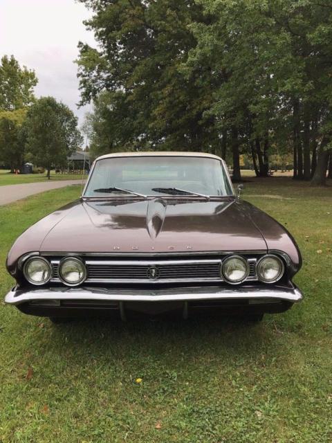 1961 buick skylark vintage rare classic fireball v8 33334 miles brown coupe alum