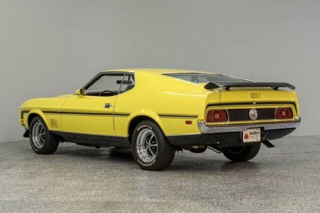 1971 ford mustang mach i 48929 miles grabber yellow coupe 351ci 3-spd auto