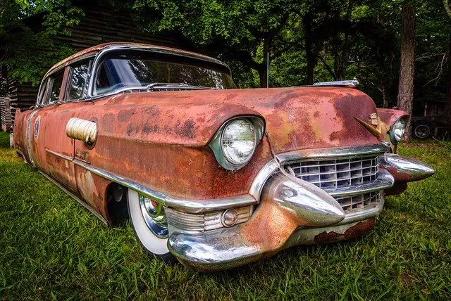 no reserve, super rare, bagged air ride patina presidential cadillac limousine