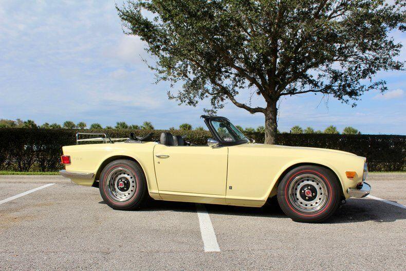 1971 triumph tr 6 2 5l straight 6 cylinder 4 speed manual