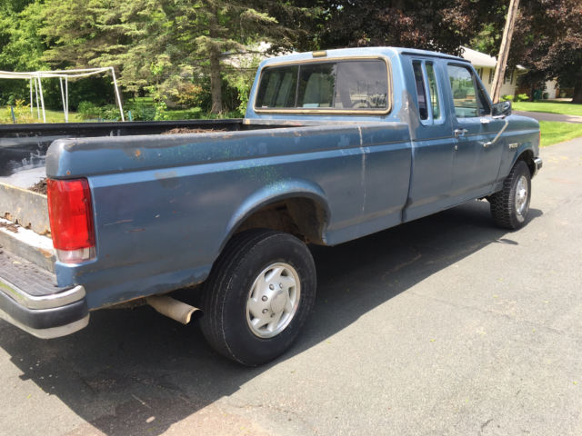 1987 ford f-250 extended cab, 4x4, diesel manual solid body & frame