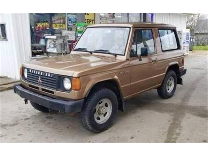 1987 mitsubishi montero in cadillac, michigan